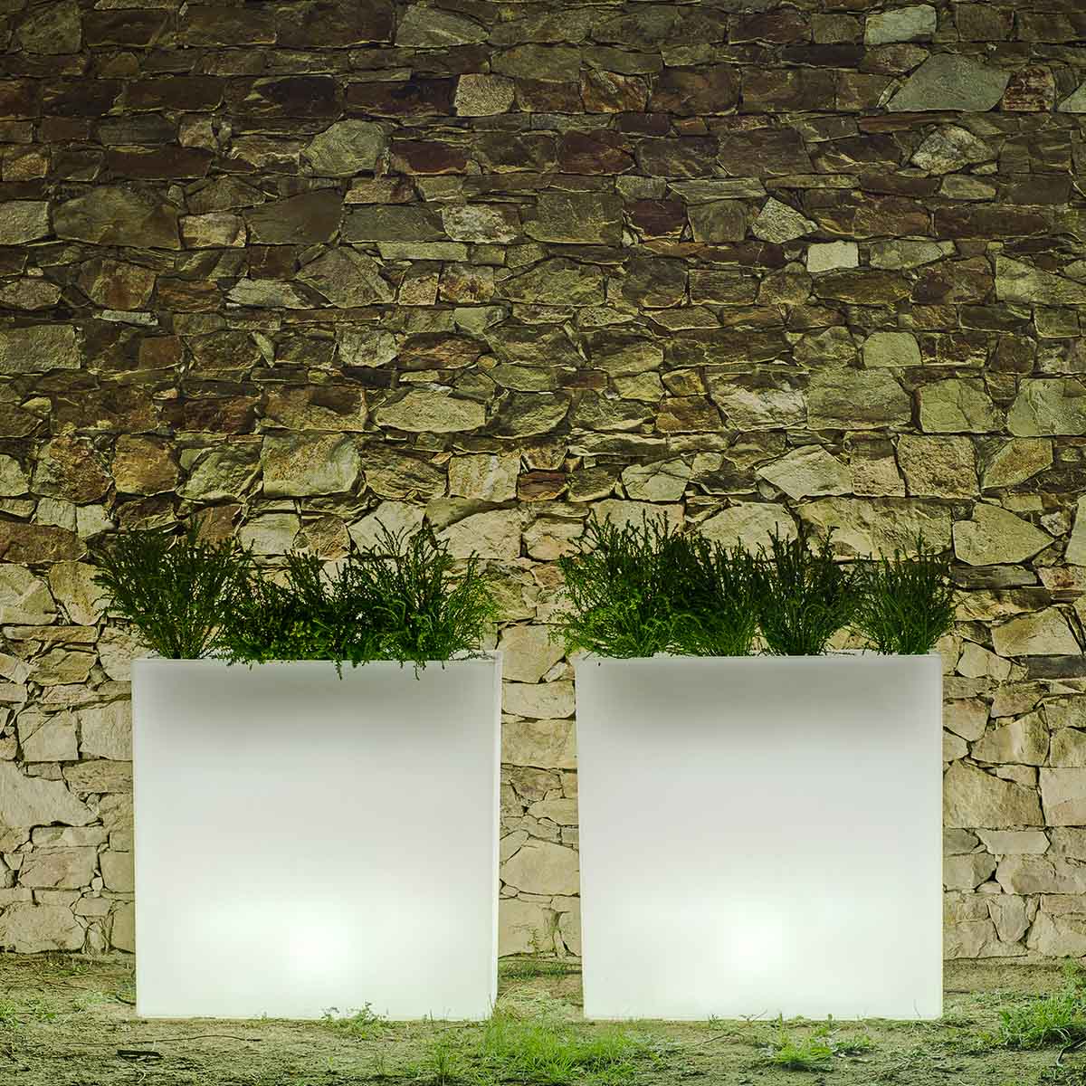 MACETERO RECTANGULAR JUNCO 80 LUZ - Image 8